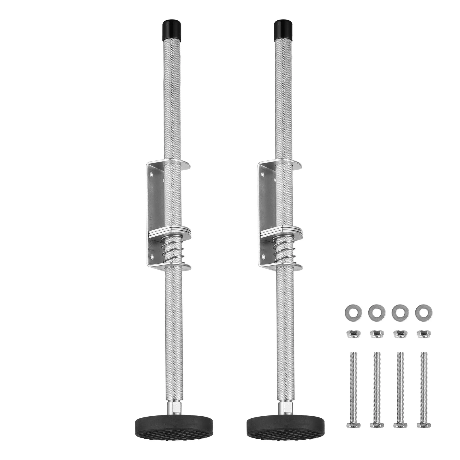 SucceBuy Ladder Levler 23.4 inch Steel 550lbs Load Leveling Tool Pitch Hopper Stair Ladder Stabilizer with Storage Easy to Use