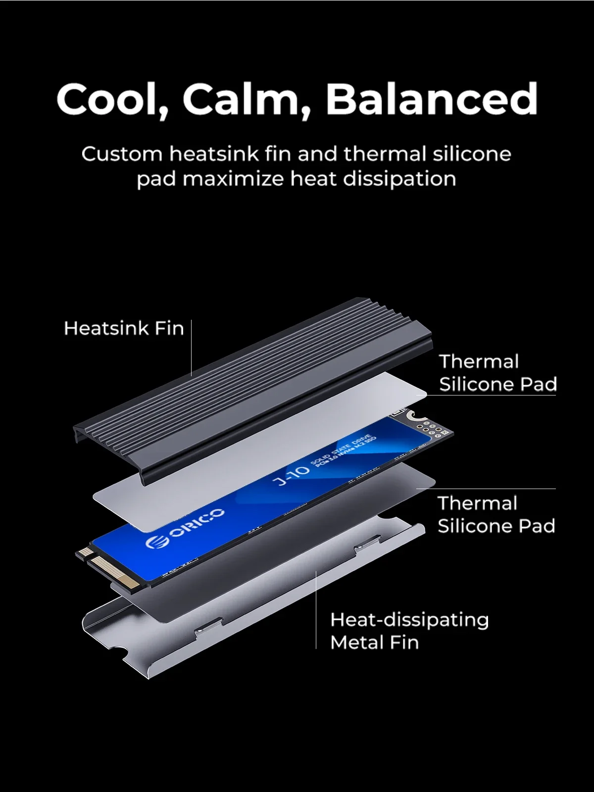 ORICO M.2 NVMe SSD 1TB 2TB 512GB 256GB 3100MB/s NVME PCIe Gen3x4 내장형 솔리드 스테이트 드라이브 M 키 2280 SSD 노트북/데스크탑 3D용