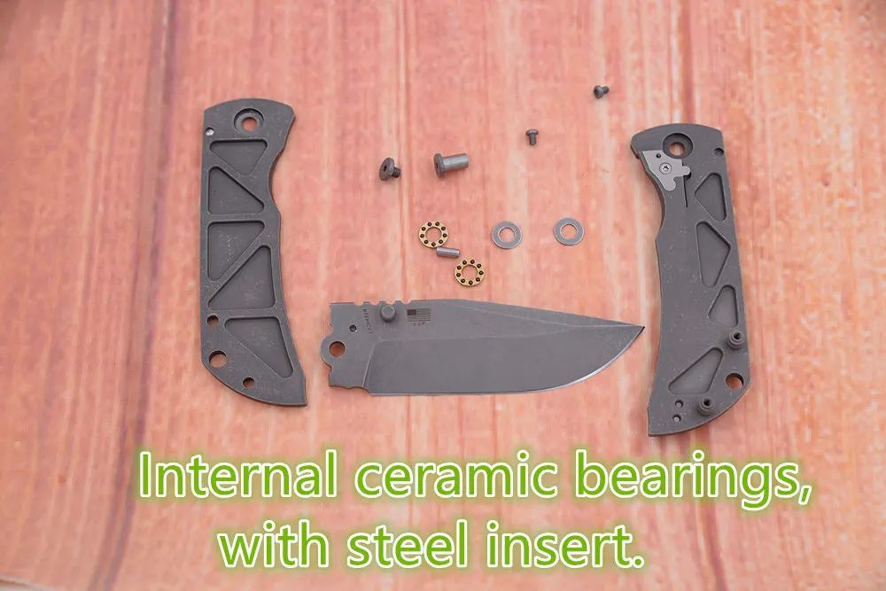 JUFULE Made Mac2 3.5“ 60+ HRC VG10 Blade Titanium Handle Ceramic Bearing Pocket EDC Tool Camping Hunting Outdoor Folding Knife 2
