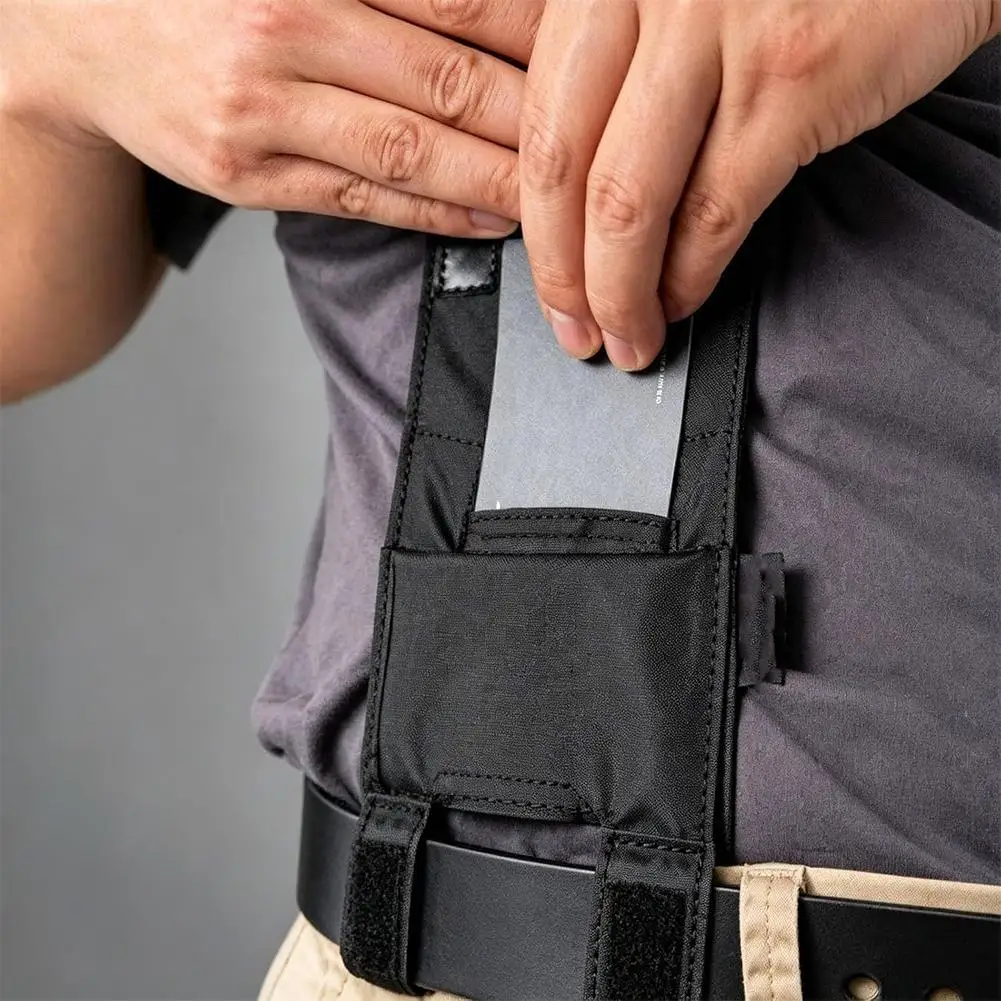 Portafoglio da Cintura Portatile, Regalo per Uomo, Sottile Custodia Nascosta per Contanti, Carte e Passaporto, Essenziale per Uso Quotidiano e Viaggi - immagine 4