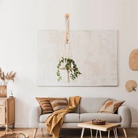 4X Wooden Wall Hooks,Plant Hangers Indoor,Wall Mounted Plant Hooks For Hanging Plants,Flower Bracket,Wind Chimes Hooks 2