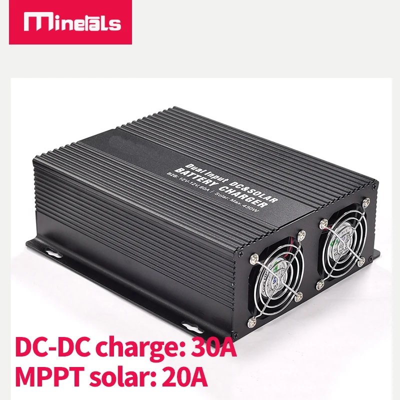 12V 30A DC MPPT Solar Controller 20a Smart Charger 30A Support Bluetooth APP Automatic Smart for RV Camper