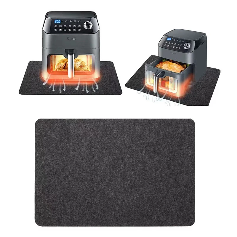 Air Fryer Coffee Maker Heat Resistant Pad Counter Mat Countertop Protector Non-slip Appliance Moving Mat Kitchen Accessories kitchen tools