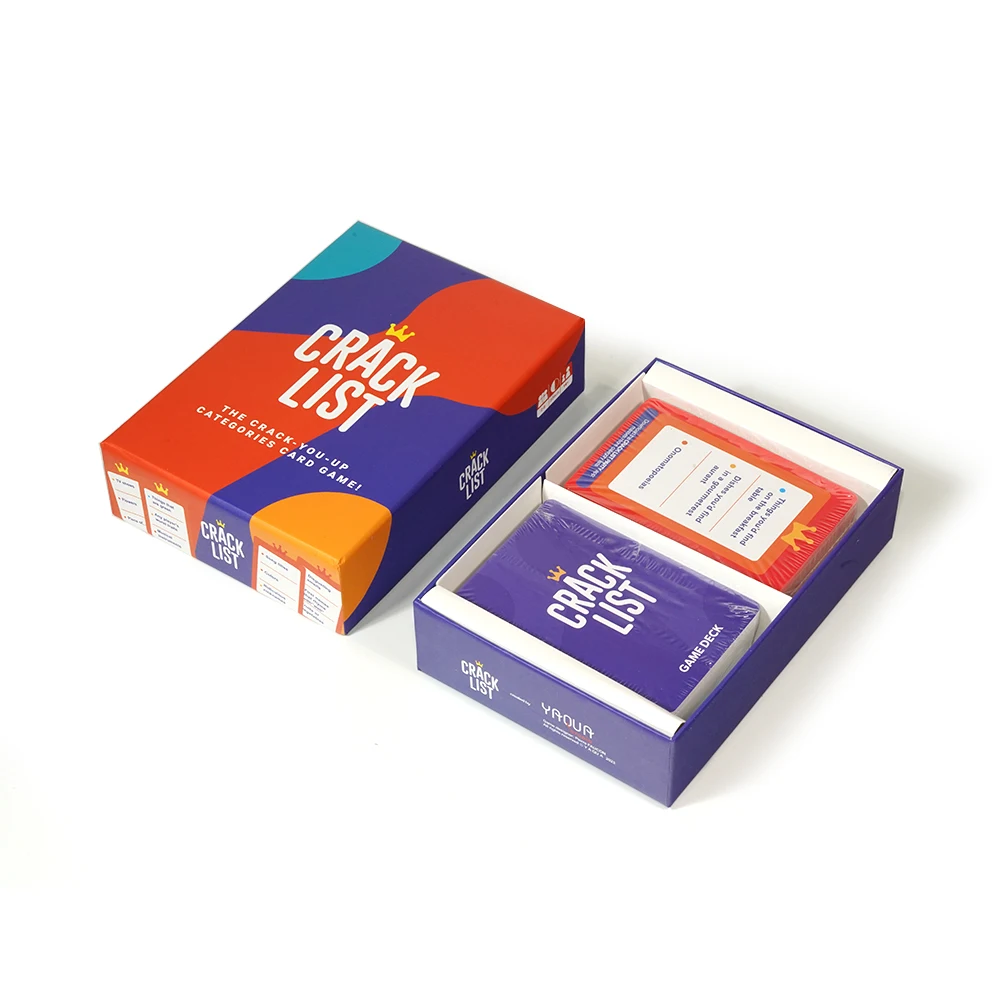SAVANA Crack List The Crack You Up Categories Card Game 2+ Players Game Family Board Games 4