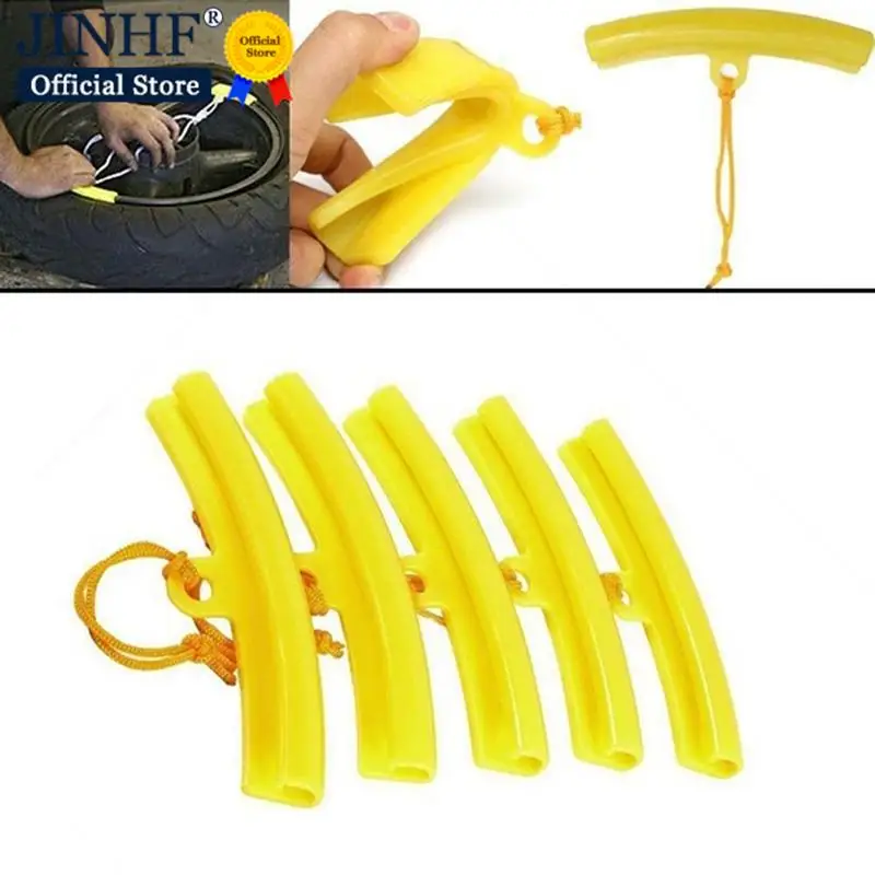 New 5PCS/set Tyre Wheel Changing Edge Savers Tool Yellow Car Tire Changer Guard Rim Protector