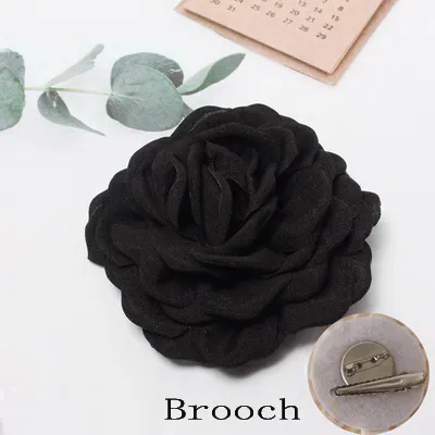 black brooch