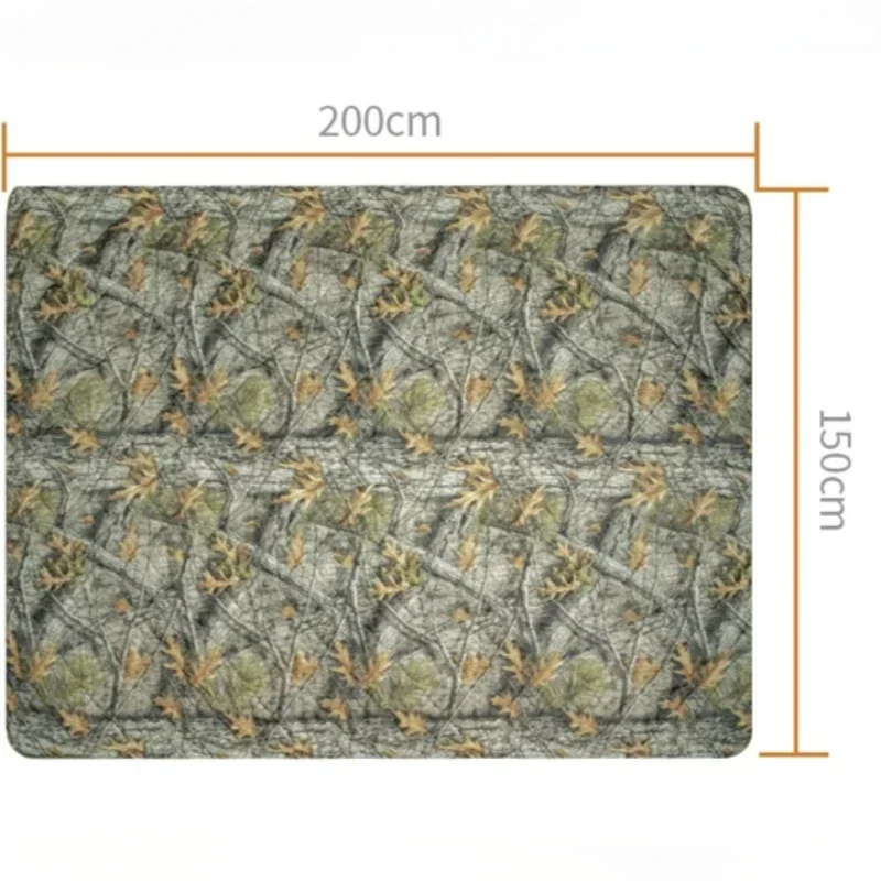 Outdoor Camouflage Quilt, Camping Multifunctional Nap Blanket, Button Picnic Quilted Quilt, Camping Mat, Camping Supplies 6