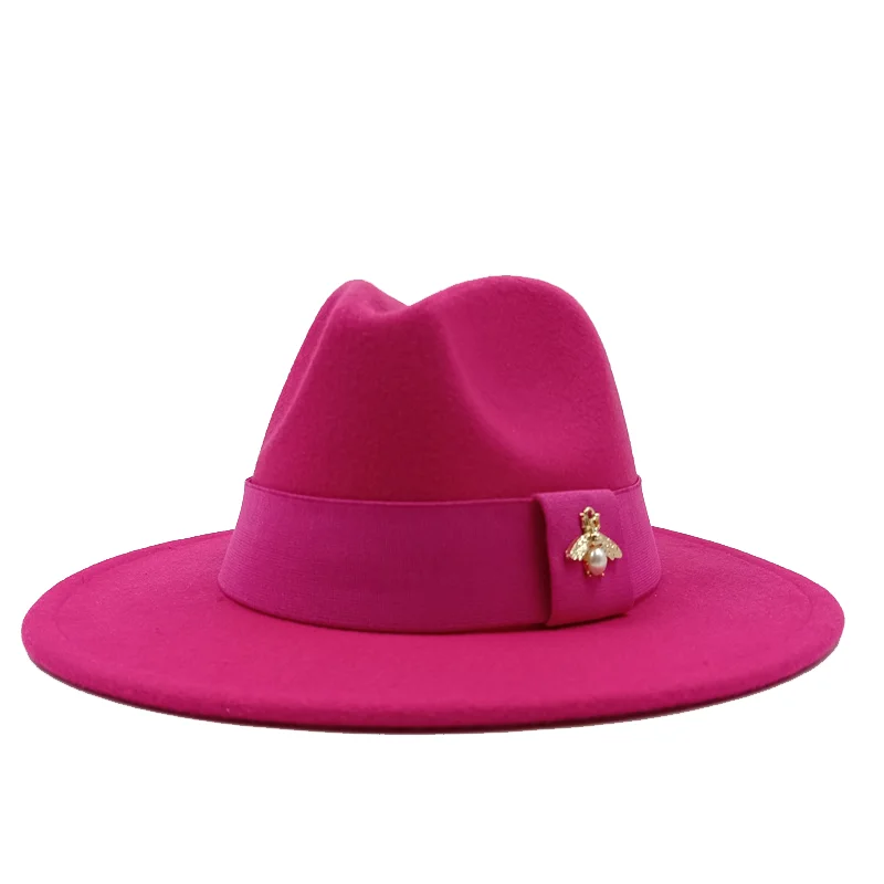 28-Farben-Fedora-Hüte mit Bienen-elastischem Gurtband, Herren-Fedora-Hut, Herren-Panama-Hut, Unisex-Hut, Militärfarbe, Fedora-Hut – Detail 19