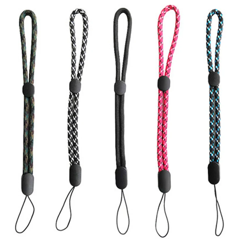 

Hot Mobile Phone Straps USB Key Short Lanyard Adjustable Walkie Talkie Hand Strap Wrist Rope Audio Anti-lost Lanyard