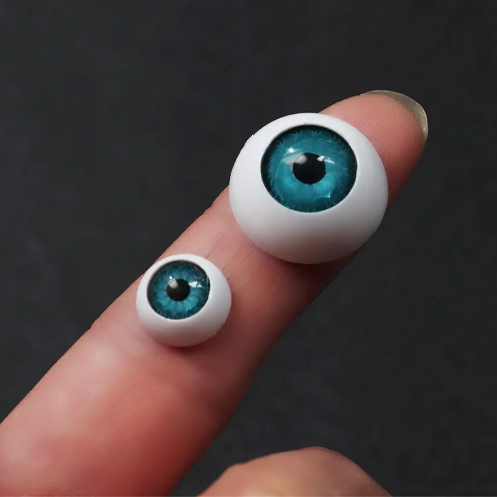 10Pcs Plastic Doll Eyeballs 12/20mm Acrylic Eyes For BJD Doll Making Crafts DIY Eyes Accessories Mini Easy Use Simulation