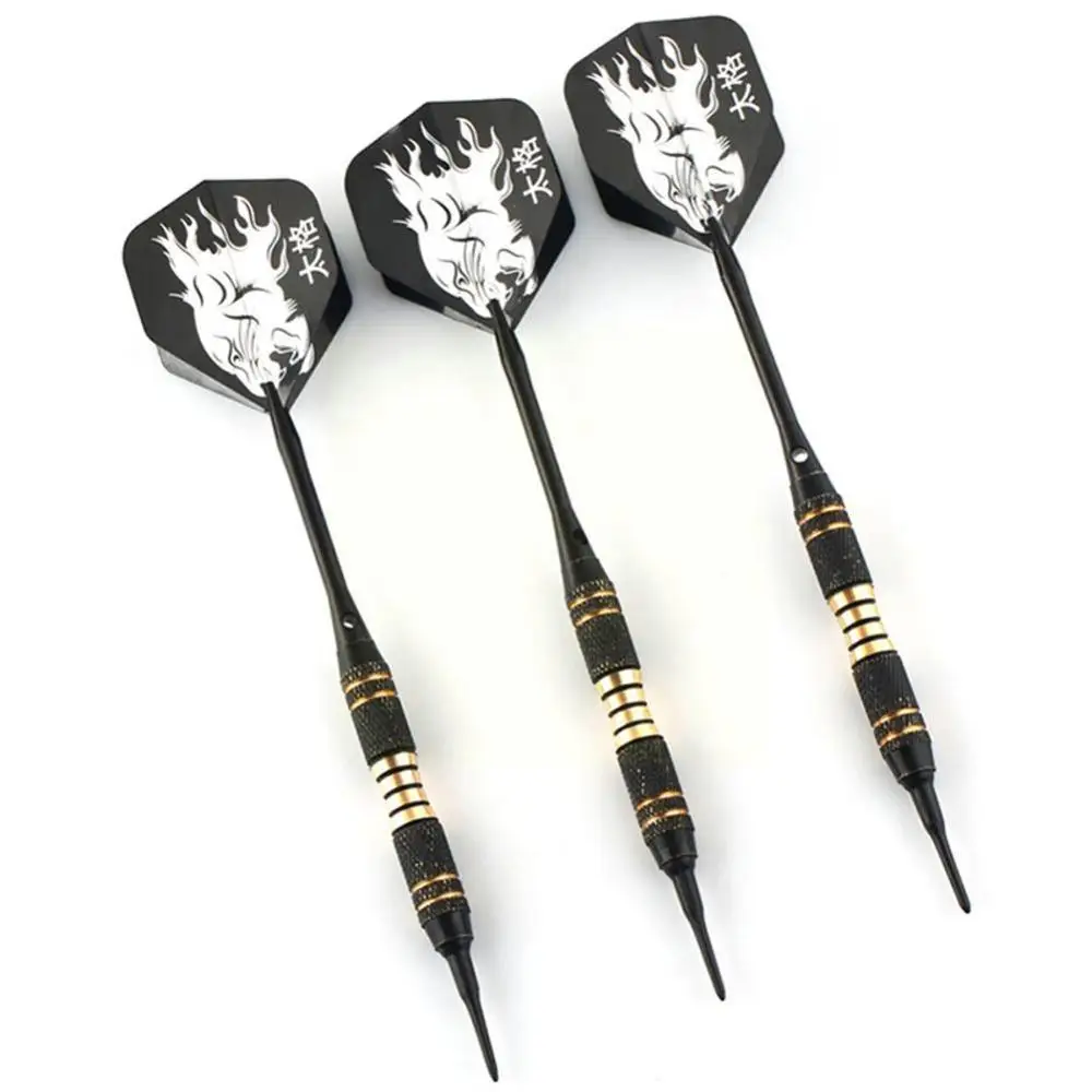 3pcs/set Safety Soft Dart Professional Indoor Soft Tip Darts Set For Indoor Electronic Dartboard Games Safety Soft Dart F1C7