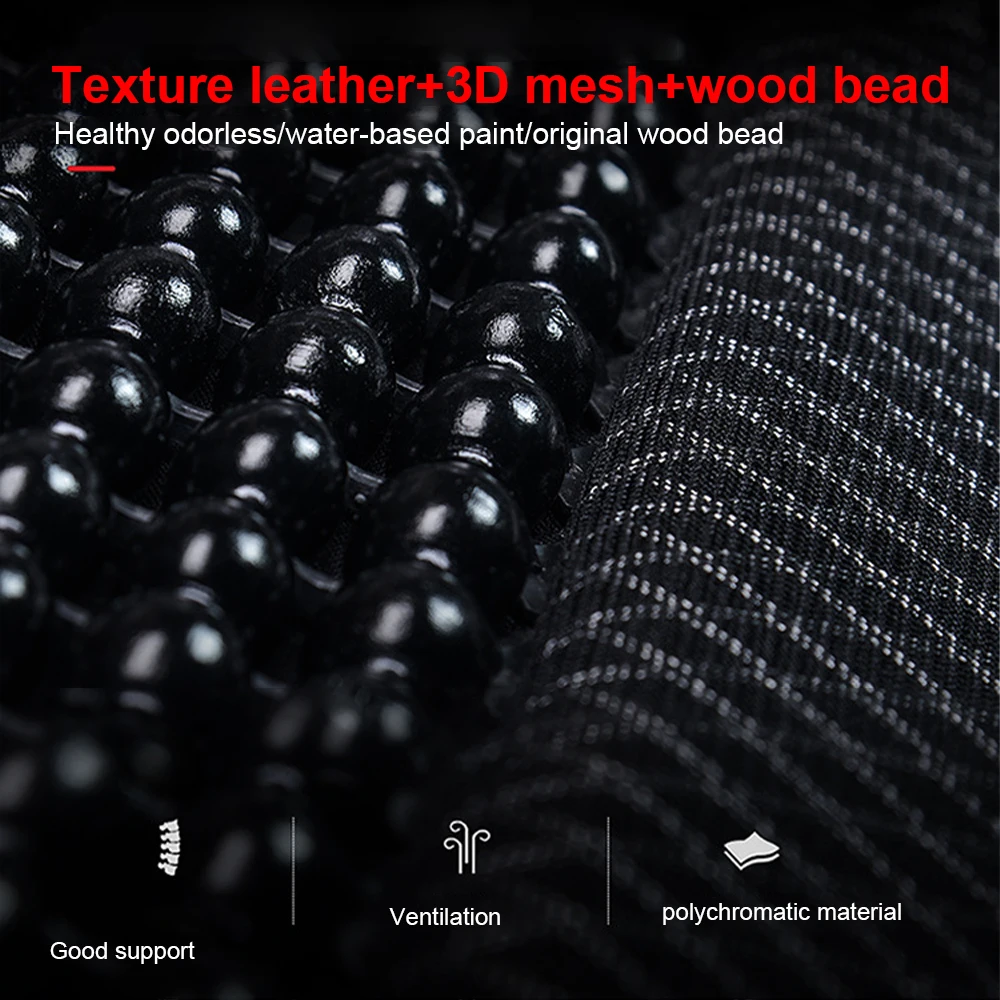Wooden Bead Seat Cover 4