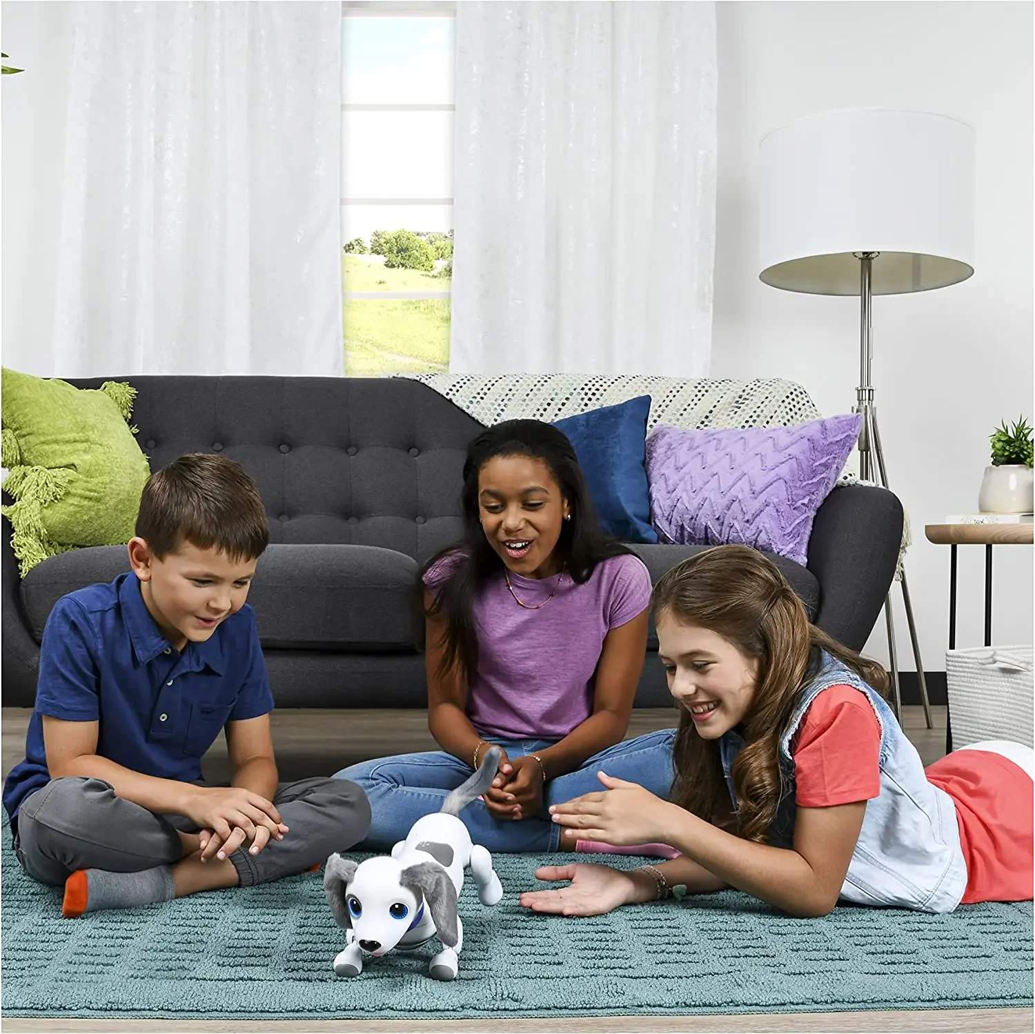 Original Zoomer Hungry Bunnies Smart Interactive Toys for Kids Playful Pup Robot Dog Electronic Pet Kitty Unicorns Talking Toys 4