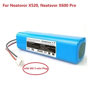 New 5600mAh Li-ion Battery For Neatsvor X520, Neatsvor X600 Pro Robot Vacuum Cleaner Accessories