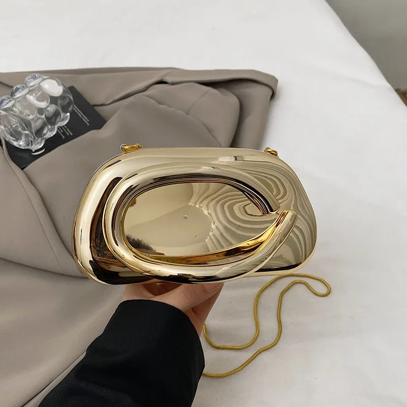 gold evening bag