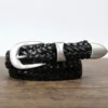 Handmade Casual Vintage Leather Belt for Men And Boys with Buckle Fastening Genuine Cowhide Fashionable All-Match Waist Belt