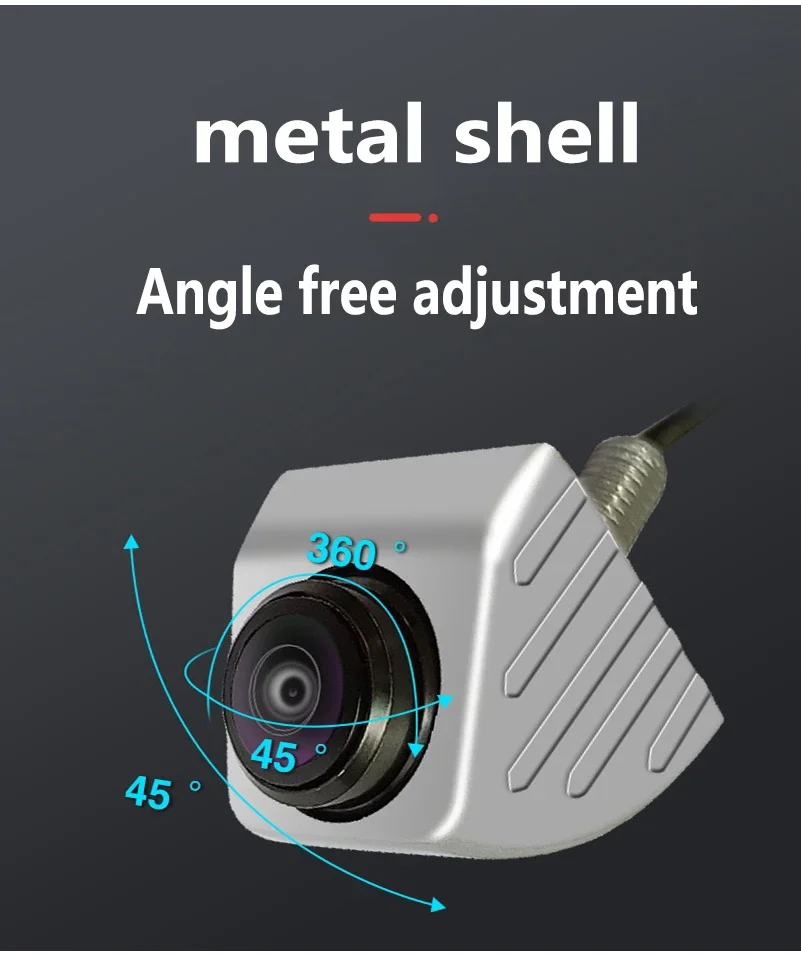 Car rearview camera CCD/CVBS 1080P Full HD reversing image camera 170 wide-angle night vision fisheye lens car reversing camera
