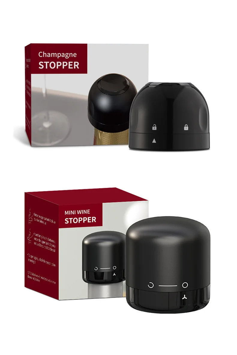 Vacuum Sealed Wine Bottle Plug Champagne Stopper Leak-Proof And Fresh Bottle Cap Wine Corks Bar Accessories Supplies