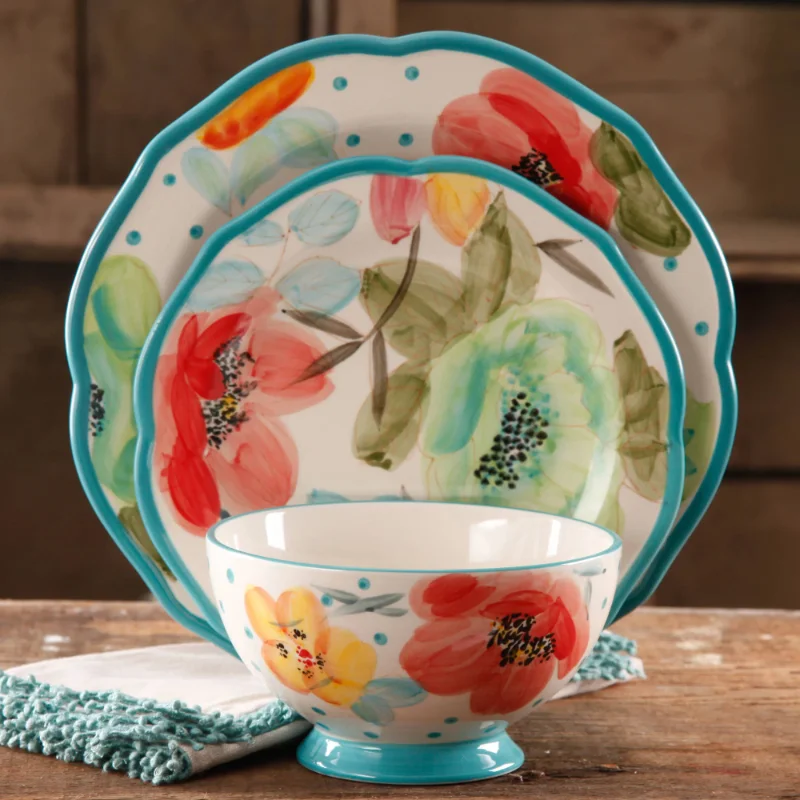 

The Pioneer Woman Vintage Bloom 12-Piece Dinnerware Set