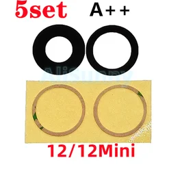 5 - Pack Premium Rear Camera Glass Lens Covers (5x 12 12Mini)