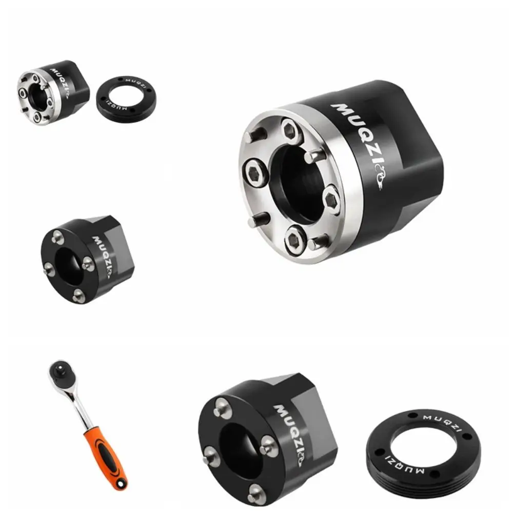 

1 Set Anodized Treatment Bicycle Crank Side Cover High Hardness Precision Machining Universal Aluminum Alloy