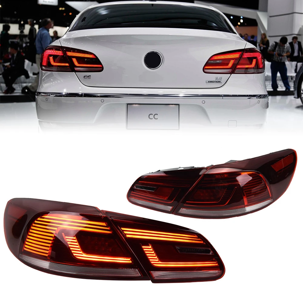 

For New CC 2013-2017 Tail Lamp Led Fog Lights DRL Day Running Light Tuning Car Accessories VW CC Tail Lights