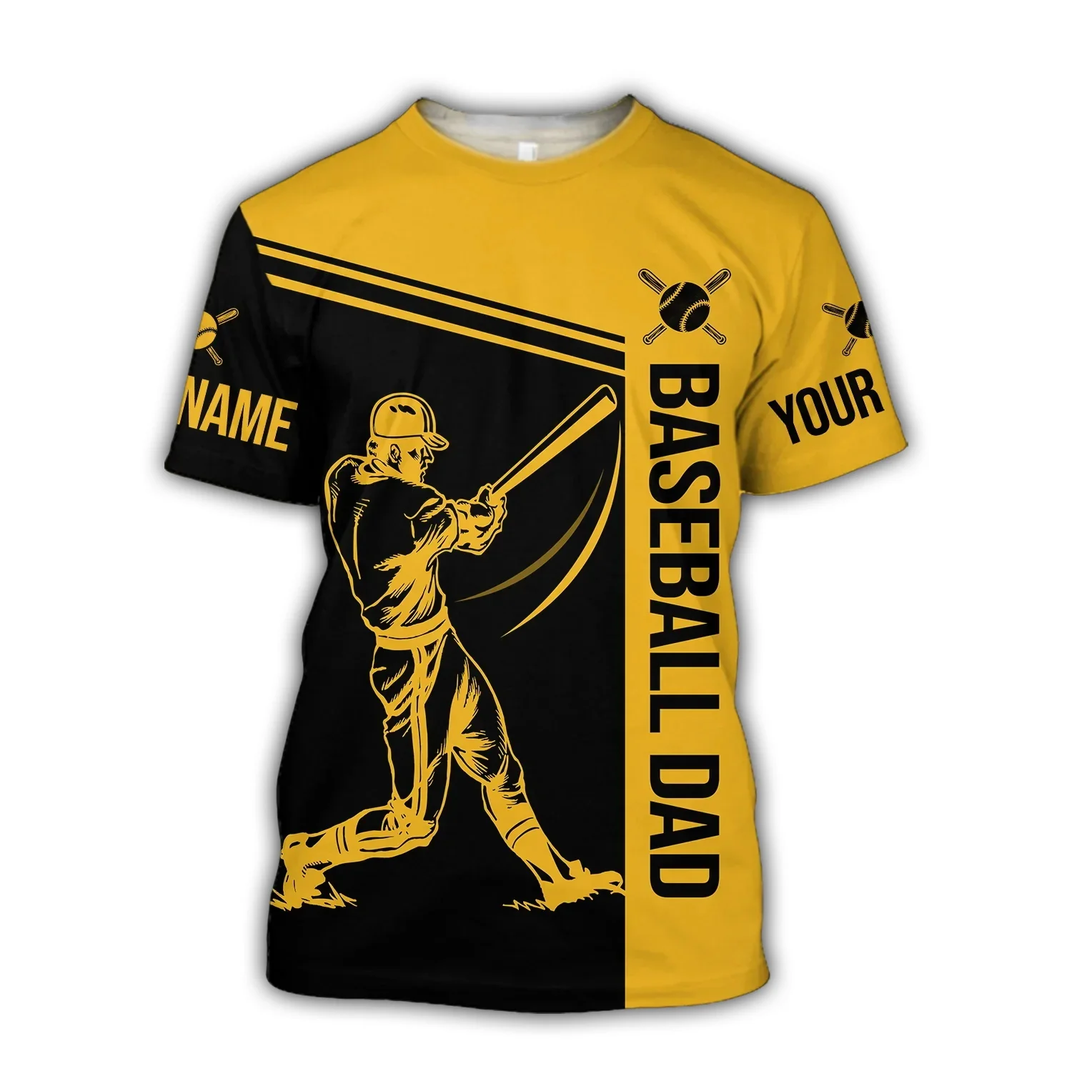 Sommer Mode Herren t-shirt Personalisierte Rote Baseball 3D Gedruckt Unisex T-shirt Für Baseball-Spieler Geschenk Harajuku T-Shirt DW200 – Detail 24