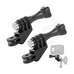 90 degree Adapter adjustment arm multi conversion For Gopro Hero 12 11 10 9 8 7 6 5 4 Black SJCAM Xiaoyi 4K Eken H9r Accessories