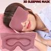3D Mask for Sleep Eye Mask Lights Blockout Soft Padded Sleeping Fabric Cover Shade Blindfold Eyepatch 1