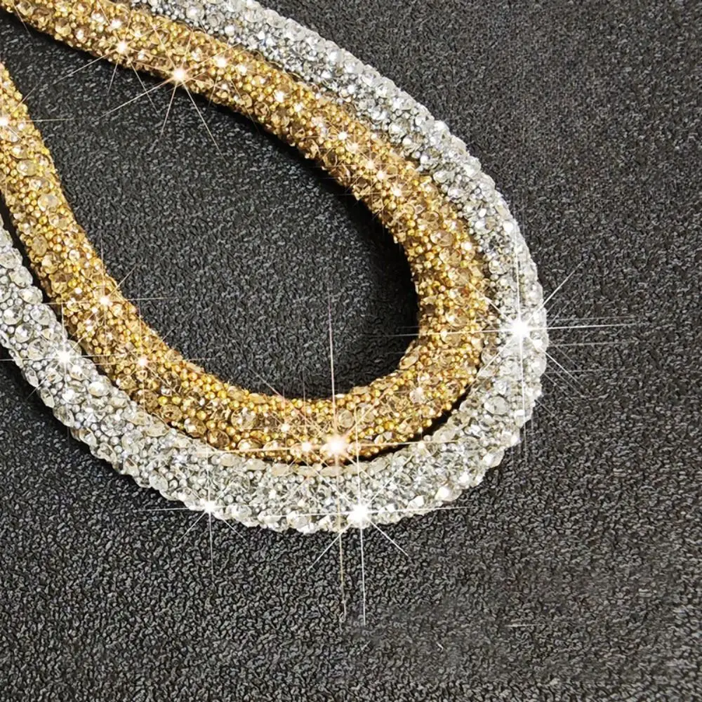 Luxury Crystal Rhinestone Phone Lanyard Bright Bling Bling Phone Anti-lost Rope Crossbody Hanging Cord Phone Accessories