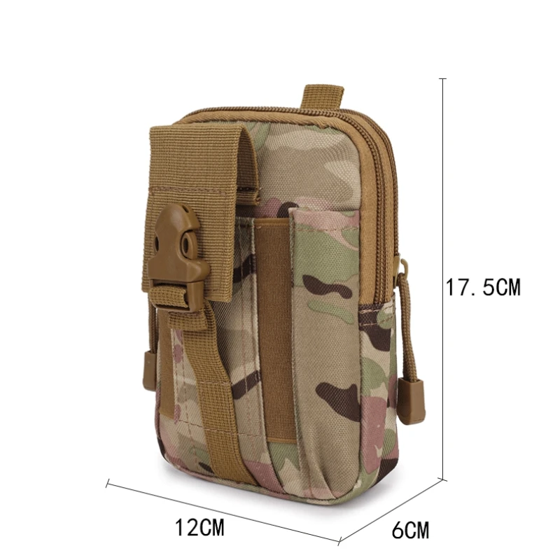 Molle Tactical Pouch Belt Waist Pack Men Small Pocket Survival Tool Bag for Runing Travel Camping Hunting Hiking Bags 5