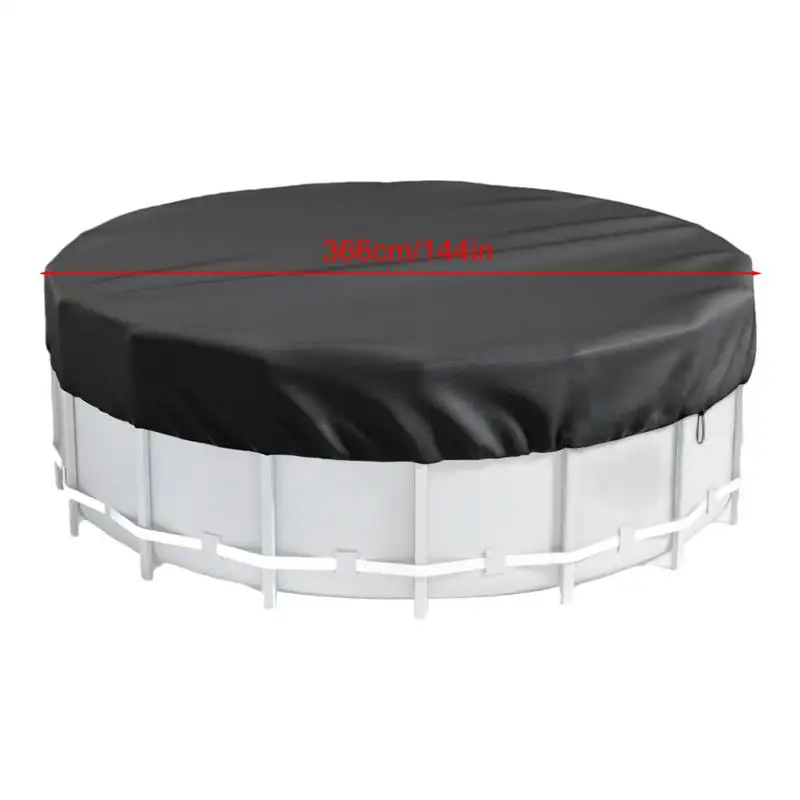 8/10/12FT Round Swimming Pool Covers For Aboves Ground Pools Hot Tub Cover Solar Covers Heavy Duty Tear Resistant Pool Cover
