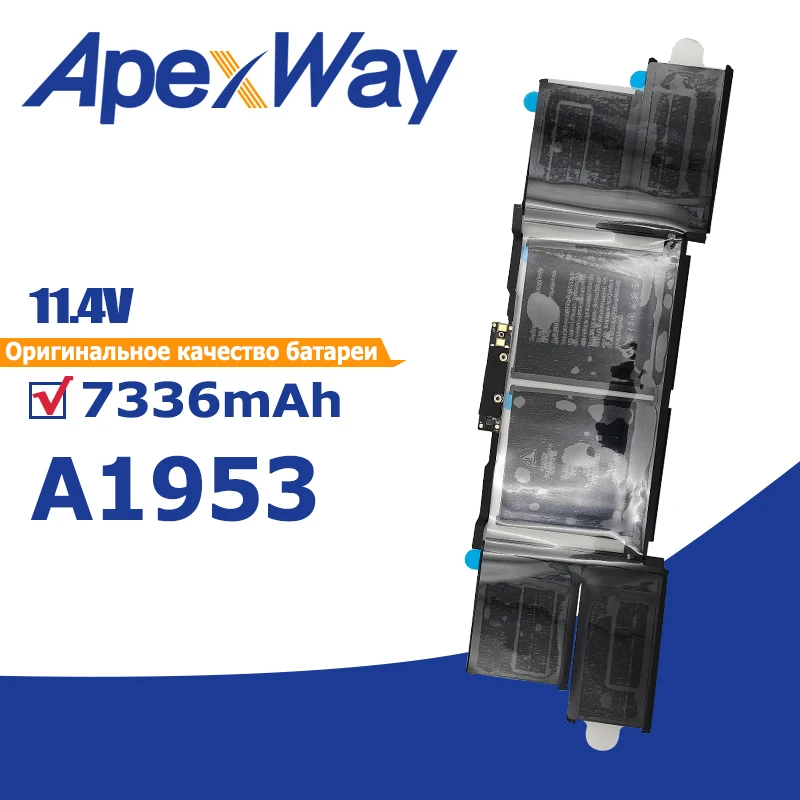 Apexway-bateria do Portátil para Apple Macbook Pro A1990 15 Touch Bar Meados de 20232023 Emc3215 Emc3359 Mr962ll 11.4v 7336mah