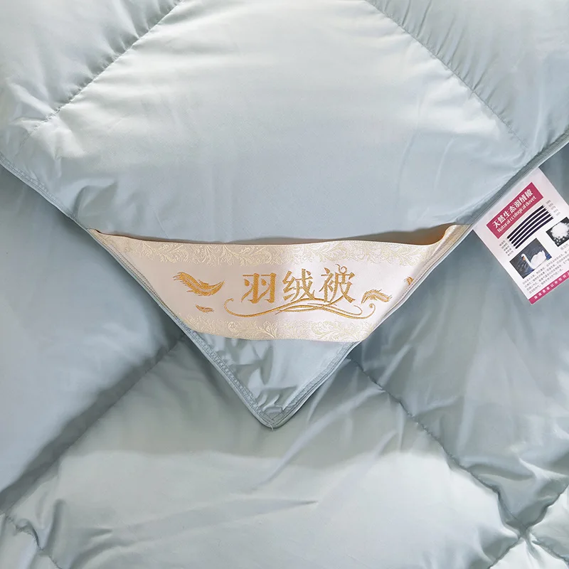 Hotel duvet spring and autumn quilt single warmth, winter quilt double thickened home core classic solid color