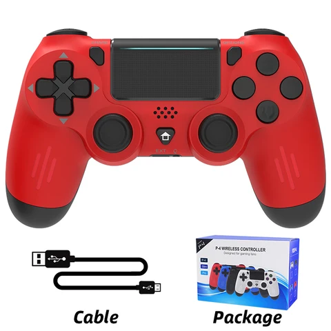 FROG Bluetooth-Compatible Game Controller for PS4/Slim/Pro Wireless Gamepad For PC Dual Vibration Joystick For IOS/Android
