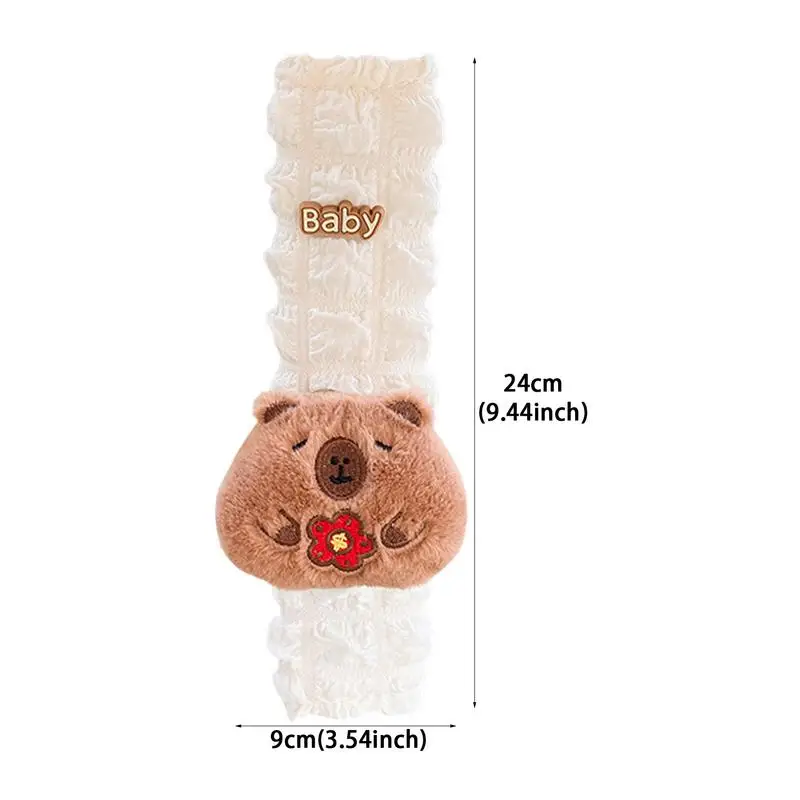 Capybara Seat Belt Shoulder Pads,2X Capybara Car Seat Belt Pads