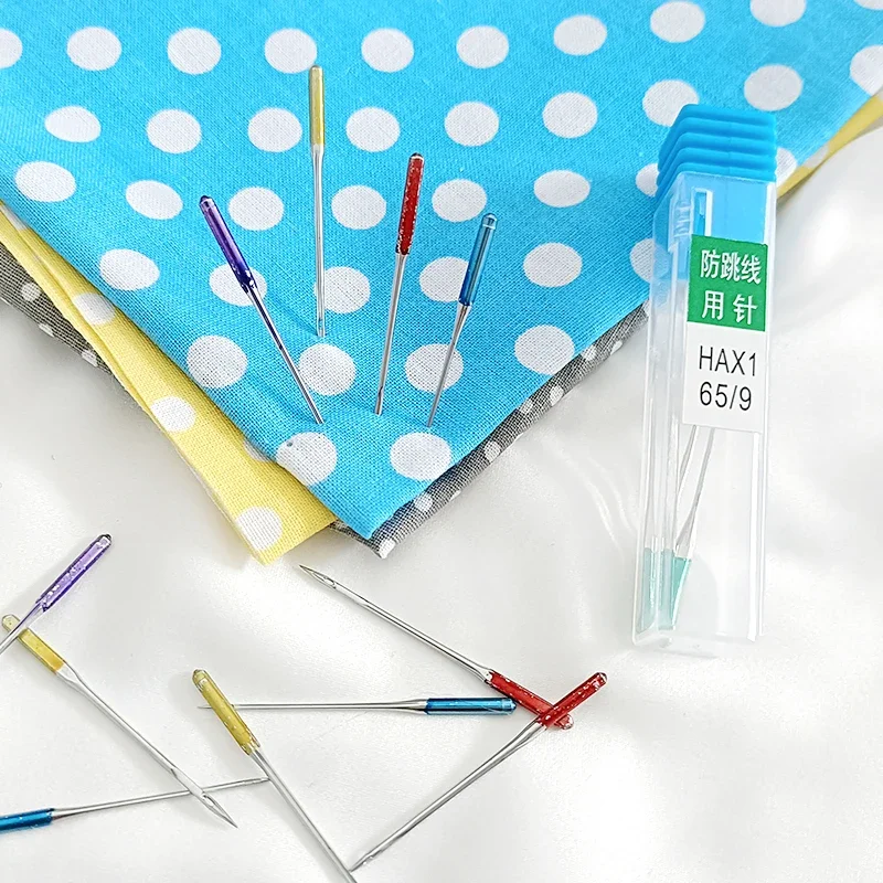 Anti-Jumping Sewing Machine Needle Stretch Fabric Stitch Needles for Singer Brother Janome Home Sewing Machine Tools sewing needles 15/6/5Pcs