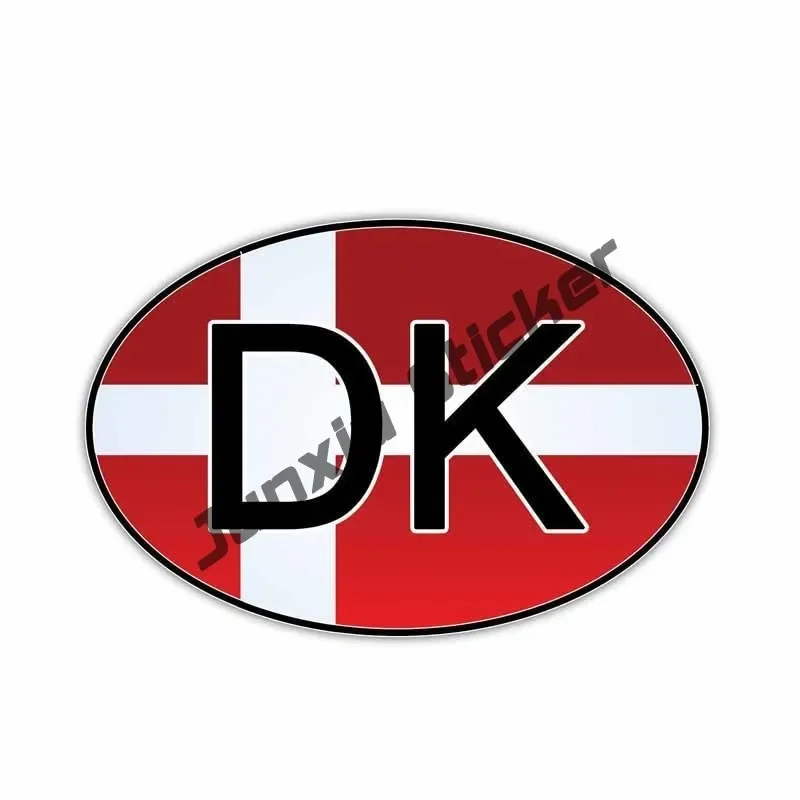 Autocollants Bumper Drapeau Danemark - 2 Stickers Vinyle 10 Cm, Intérieur/extérieur - 3