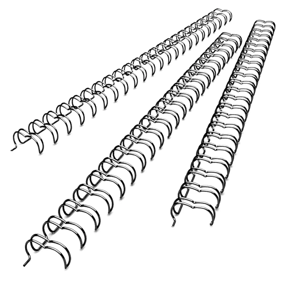 A4 바인더 이중 와이어 바인딩 100개 메탈 YO 더블 코일 캘린더 바인딩 코일 노트북 스프링 북 링 와이어 O 바인딩