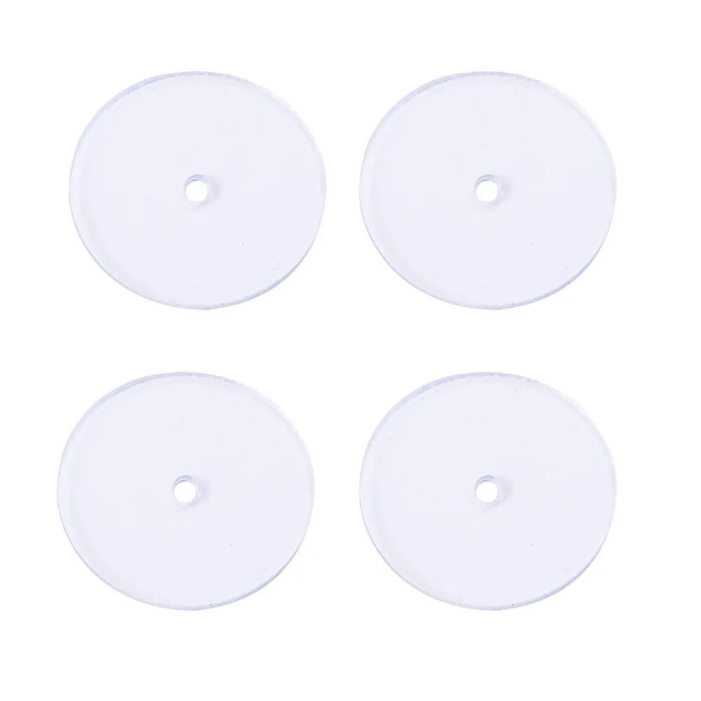 50Pcs 10MM Transparente Ohrring Pads Silikon Komfort Ohrring Kissen Für Ohr Rücken Stud Weiche Dichtung Spacer Schmuck Zubehör – Detail 2