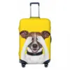 Custom Cute Jack Russell Terrier Dog Meme Suitcase Cover Washable Pet Animal Luggage Protective Covers for 18-32 inch 1