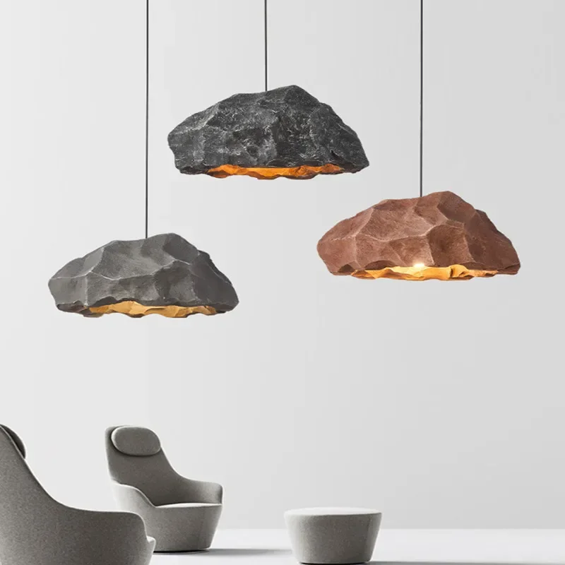 

Nordic Designer Pendant Lamp Bedroom Wabi Sabi LED Chandelier Creative Home Decoration Restaurant Bar Cloakroom Lighting Fixture
