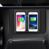 Newest Wireless Charger For Tesla Model 3 Support Dual Smartphone Pad Car Accessories 10W Fast Car charging USB Port - Image 6
