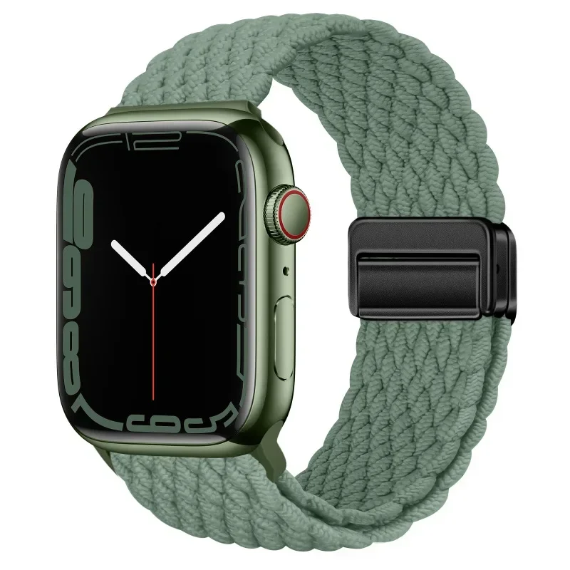 Premium Nylon Braided Loop Strap with Magnetic Closure