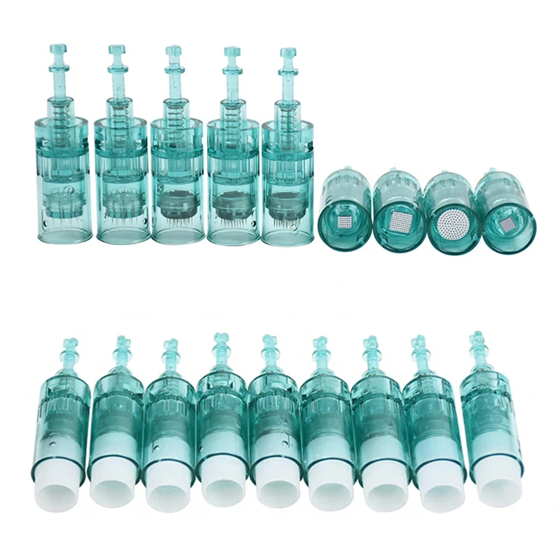 10PCS Dr Pen Ultima A6S Needle Disposable Syringe Cartridge Bayonet Replacement Microneedle Nano/11 Pin/24 Pin/36 Pin/42 Needle