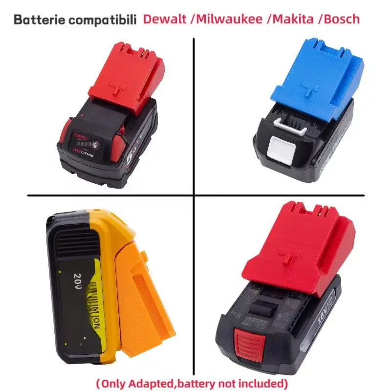 für Stacyc-Batterien Adapter auf Dewalt für Makita für Milwaukee für BOSCH-Batterien-Adapter