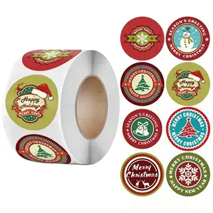 Children's Christmas gift label stickers School teachers commended students reward Self-adhesive Decorative gifts series - Image 29