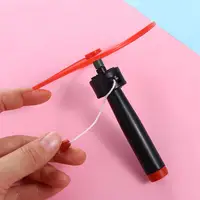 Kids Pull String Flying Disc Propeller Helicopter Outdoor Toys Fun Game Sports Flying Spin Top Children Development Toy 2