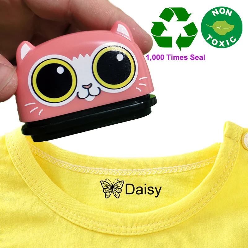 Custom-Made Baby Name Stamp name stamp name stickers name sticker DIY for Children Name Seal Student Clothes Chapter Not Easy To Fade Security Stamp Sticker Gift