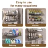1/2PCS Wall Mounted Spice Rack No Drilling Kitchen Spice Organizer with Hook Spice Storage Rack Bathroom Kitchen Storage Shelf 5